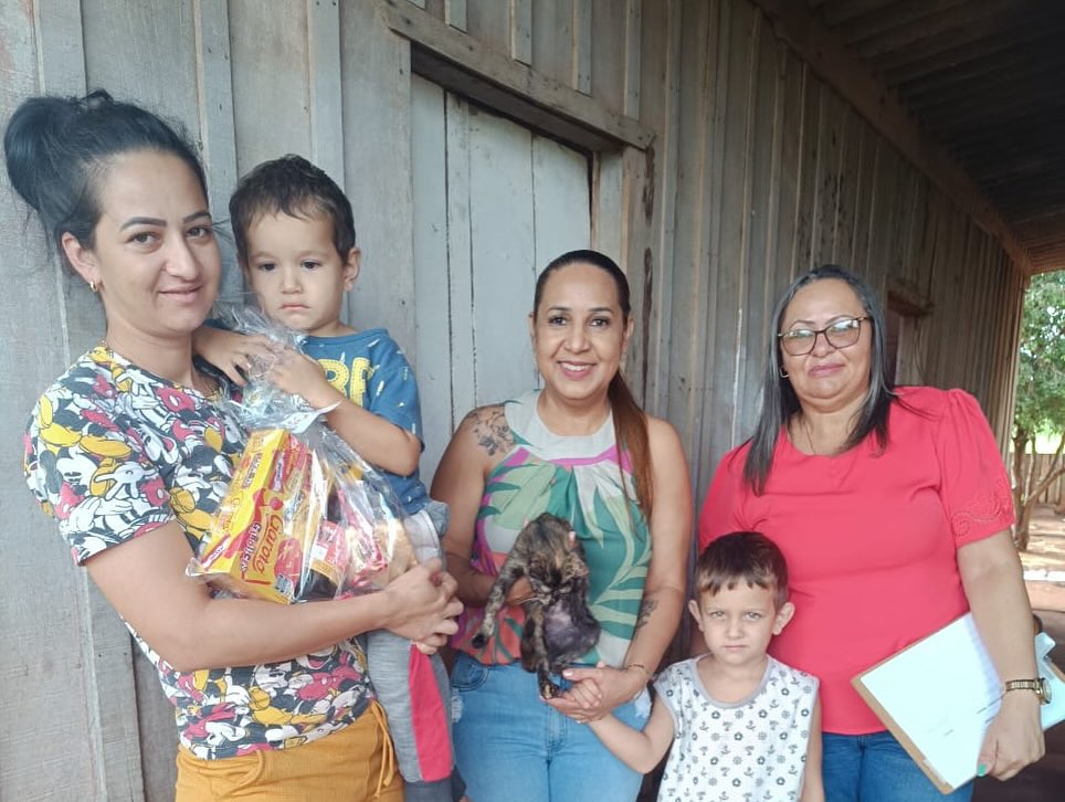 Assistência Social distribuiu lembrancinhas de Páscoa para famílias em Japorã
