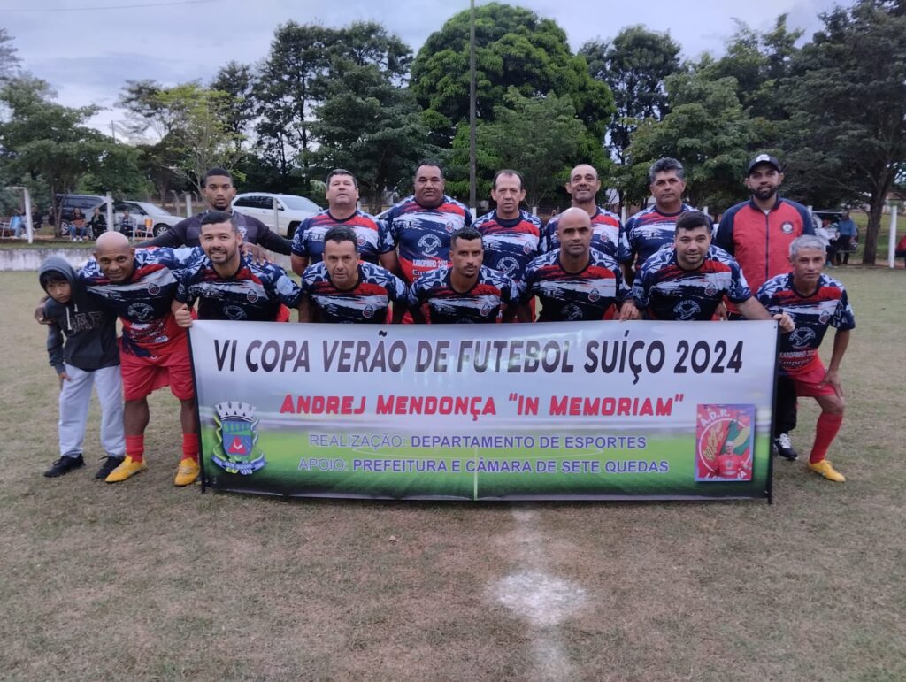 Pato Loko/Santa Luzia conquista o bicampeonato da Copa Verão de Futebol Suíço em Sete Quedas
