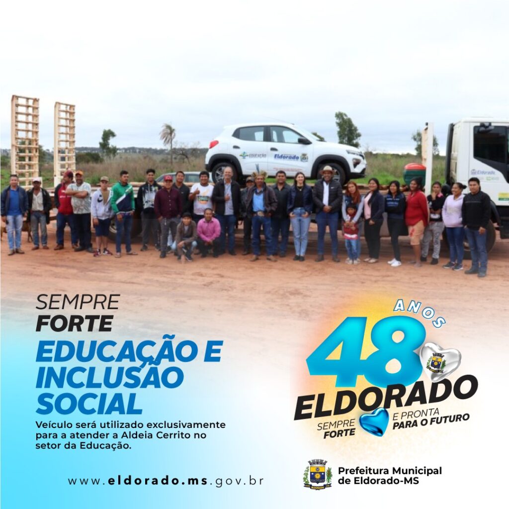 Eldorado 48 anos: Prefeitura realiza investimentos visando o bem-estar da população